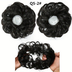 Donut Hair Buns Updo Chignon with Elastic Hair Rope Synthetic Hair Extensions