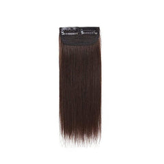 Short Straight Hair Pieces Synthetic Clip In Hair Extensions Natural Look