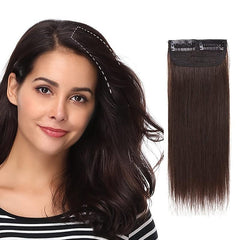 Short Straight Hair Pieces Synthetic Clip In Hair Extensions Natural Look
