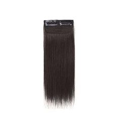 Short Straight Hair Pieces Synthetic Clip In Hair Extensions Natural Look