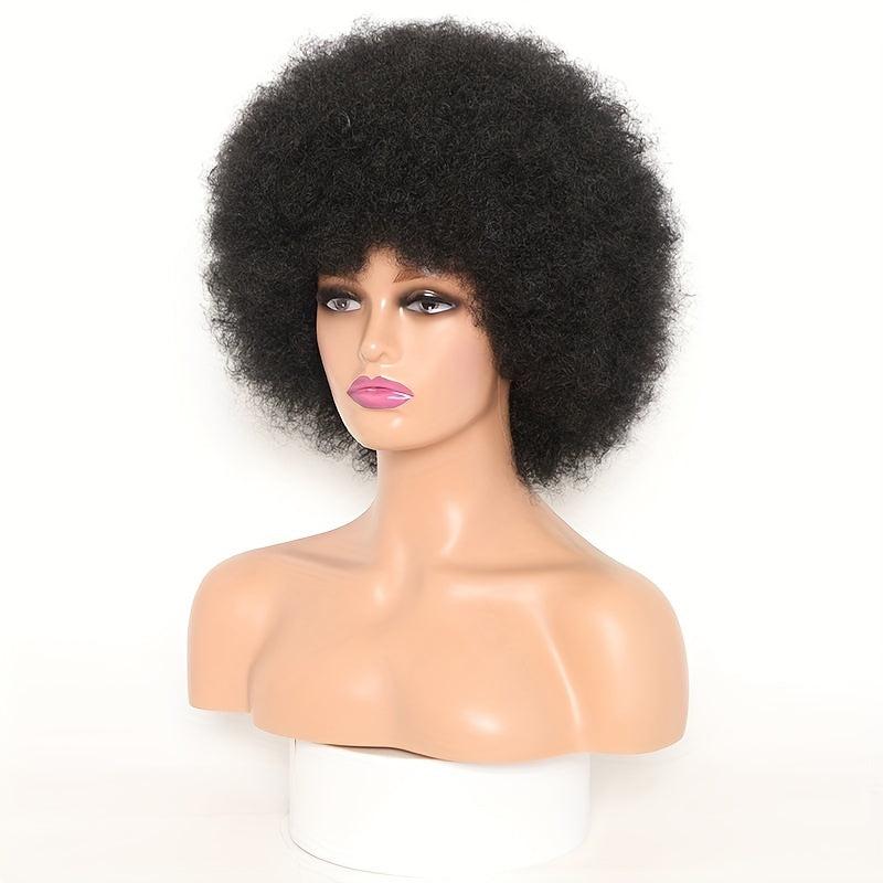 Afro Puff Wigs 10 16 Cm Kinky Curly Hair Wigs For Women