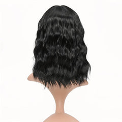 Short Wavy Wigs For Women 30 48 Cm Natural Wigs With Bangs
