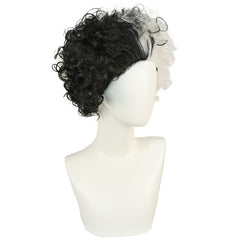 Short Curly Synthetic Cosplay Wig for Halloween Christmas Party