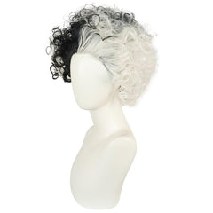 Short Curly Synthetic Cosplay Wig for Halloween Christmas Party