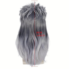 Disco Gray Mullet Wig for Halloween & 80s Cosplay