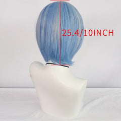 Short Bob Cosplay Wigs with Bangs + Wig Cap