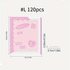 120pcs Lace Eye Lift Tape Double Eyelid Stickers