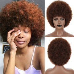 30 48 Cm Afro Kinky Curly Wigs For Women Fluffy Soft Natural Looking Full Wigs