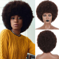 30 48 Cm Afro Kinky Curly Wigs For Women Fluffy Soft Natural Looking Full Wigs