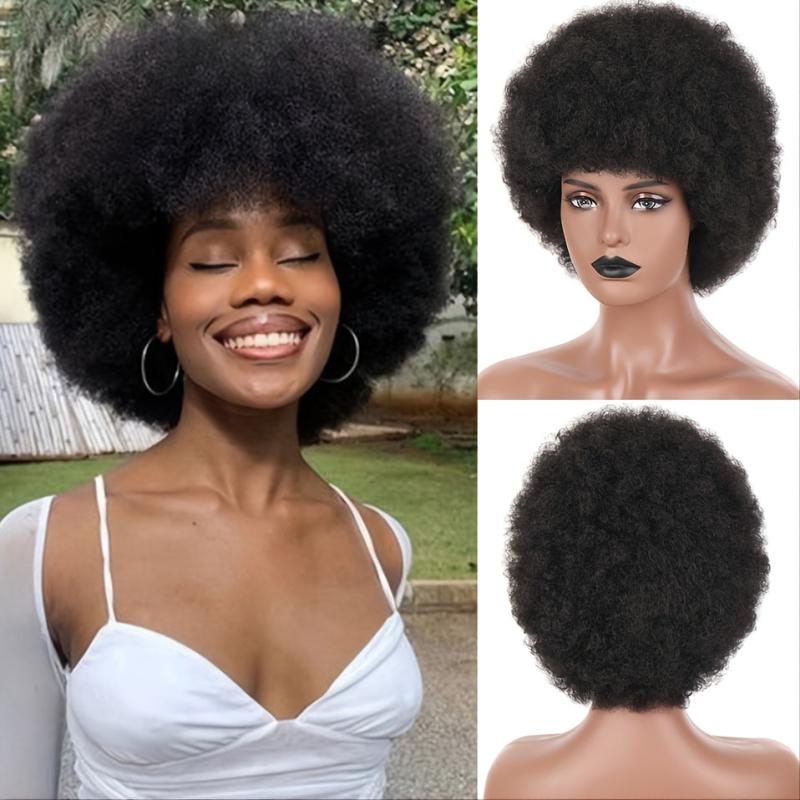 30 48 Cm Afro Kinky Curly Wigs For Women Fluffy Soft Natural Looking Full Wigs
