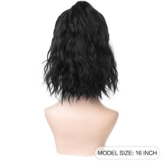 Baseball Cap Curly Ponytail Hat Wig with Synthetic Hair