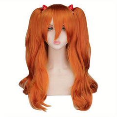 Purple Body Wave Hair Wigs 66cm Long Synthetic Buckle Net for Women