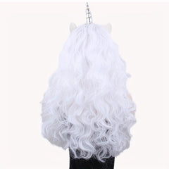 60-96 cm Unicorn Cosplay Wig Long Curly Synthetic Hair Anime Halloween Party