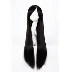 Rainbow Long Straight Synthetic Wig With Bangs for Halloween Cosplay Party