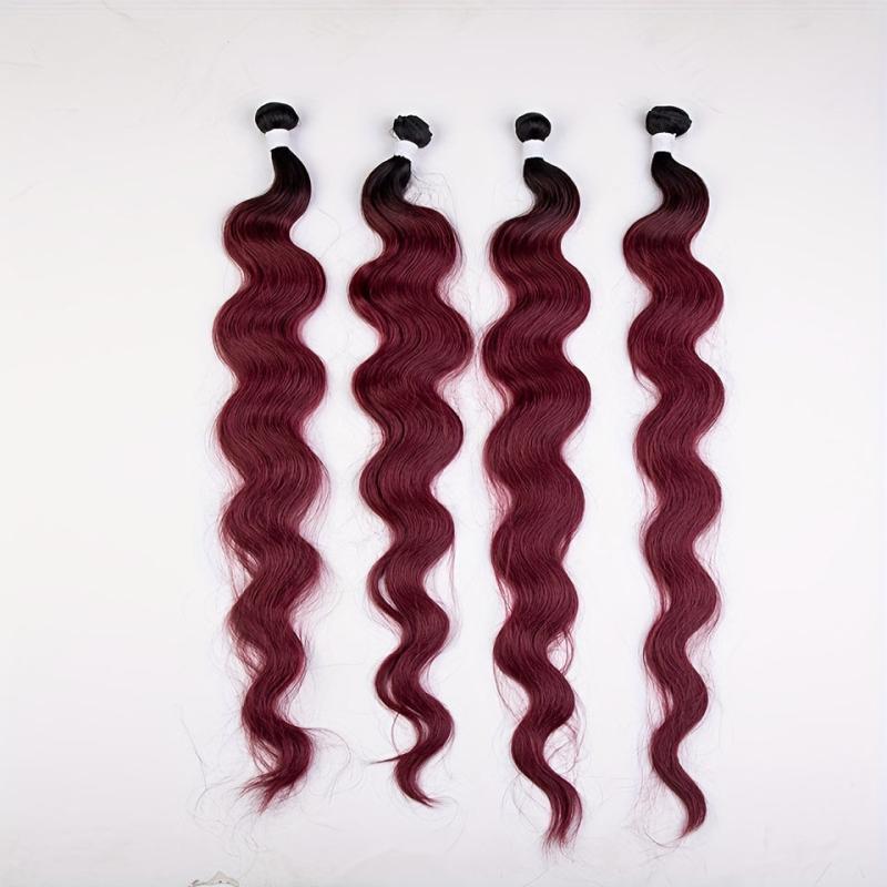 76 2Cm Curly Wavy Hair Extensions Synthetic Fiber For Women Girls