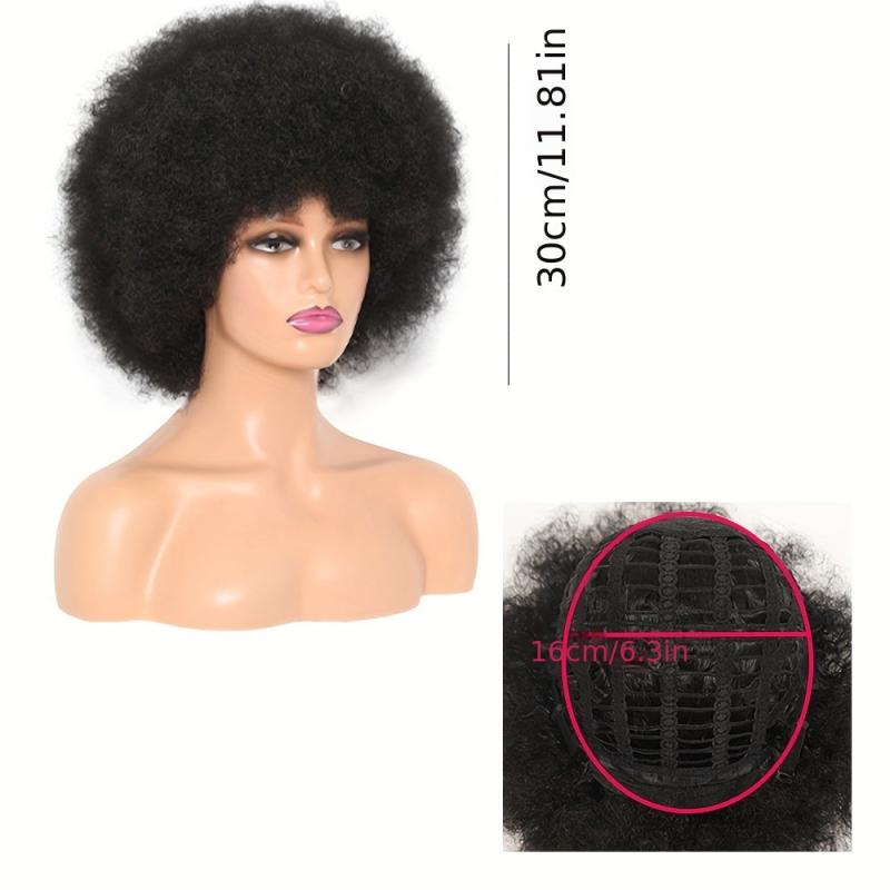 Afro Curly Synthetic Wig For Women Classic Fashionable Daily Party