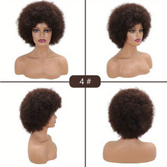 Afro Curly Synthetic Wig For Women Classic Fashionable Daily Party
