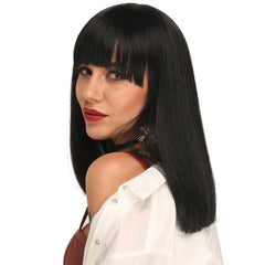 Synthetic Hair Wig Bob Wigs With Full Bangs 14inch