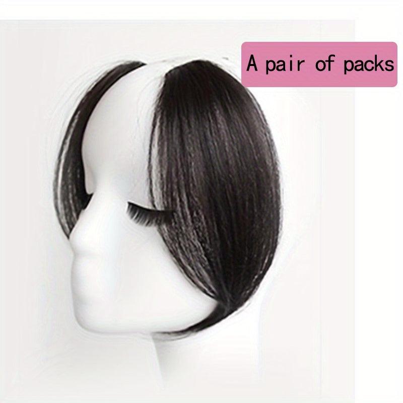 Clip In Hair Bangs One Side Synthetic Hair Extensions For Women
