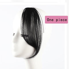Clip In Hair Bangs One Side Synthetic Hair Extensions For Women