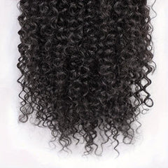 Afro Curly Kinky Human Hair Ponytail Extensions 20 32 71 12 Cm