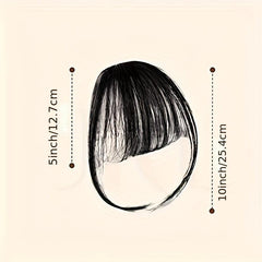 Clip In Bangs With Sideburns Synthetic Hair Extensions for Daily Use
