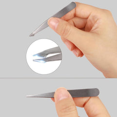 Mini Portable Eyebrow Tweezers Set for Girls and Women