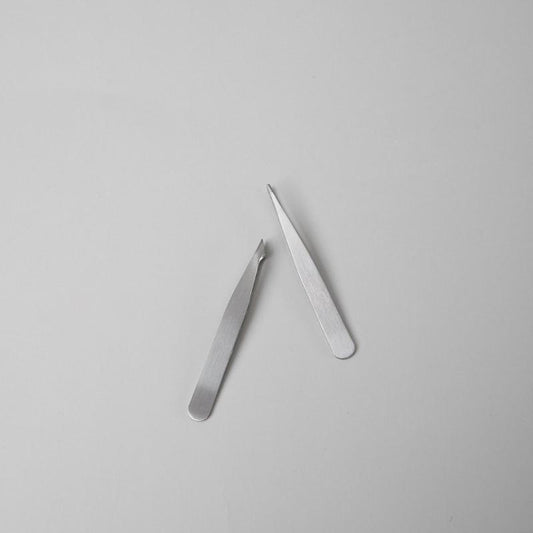 Mini Portable Eyebrow Tweezers Set for Girls and Women