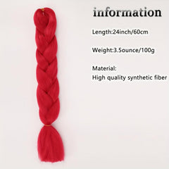 Synthetic Jumbo Braids Hair Extension Braiding Hair Crochet Jumbo Braiding