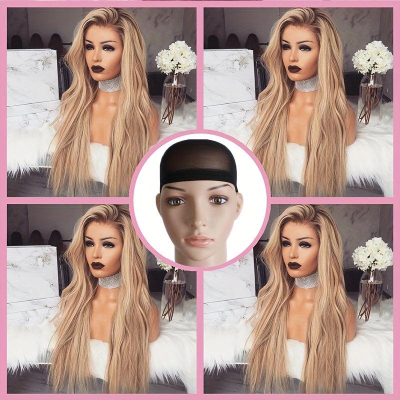 66 cm Long Straight Hair Wig for Women Synthetic Fiber Replacement Wigs