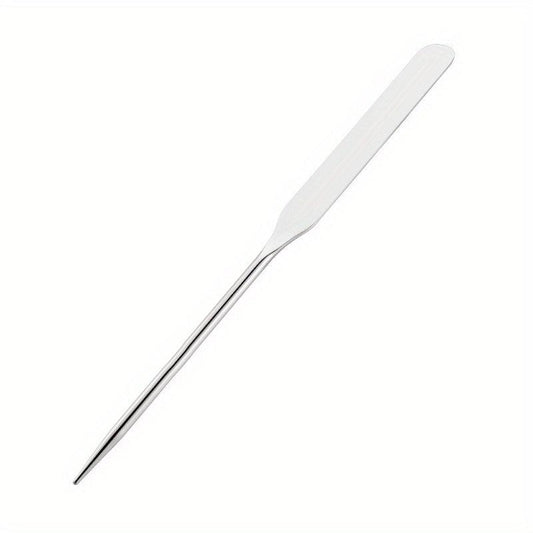 Makeup Foundation Spatula Stainless Steel Finger Ring Palette Stick Scraper