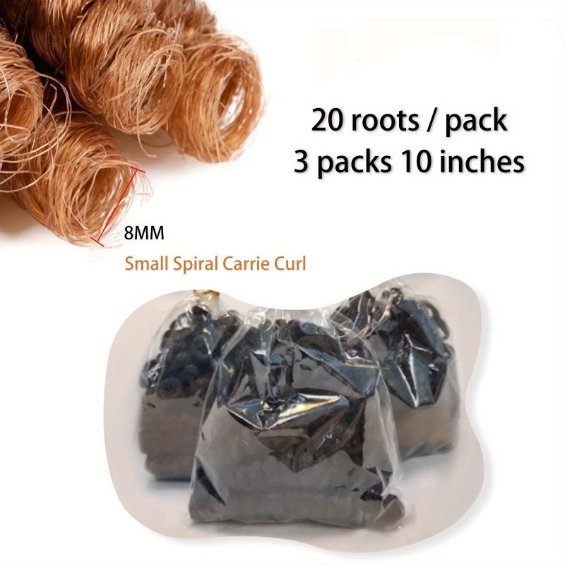 3 Pack 8MM 10 Inch Short Braiding Hair Extension Crochet Hair Synthetic