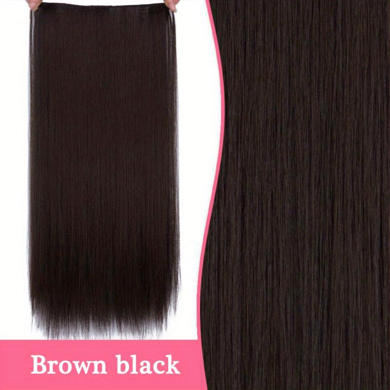 6 Cm Long Straight Hair Extensions for Women