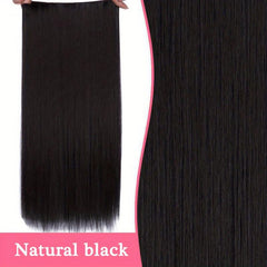 6 Cm Long Straight Hair Extensions for Women