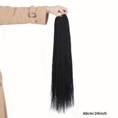 60 96 Cm Twist Braid Hair Extensions Synthetic Hair Crochet Braiding for Women