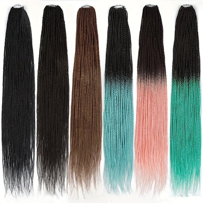 60 96 Cm Twist Braid Hair Extensions Synthetic Hair Crochet Braiding for Women