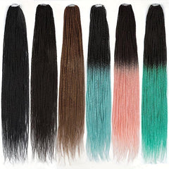 60 96 Cm Twist Braid Hair Extensions Synthetic Hair Crochet Braiding for Women