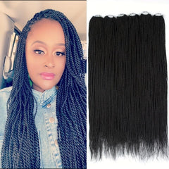 60 96 Cm Twist Braid Hair Extensions Synthetic Hair Crochet Braiding for Women