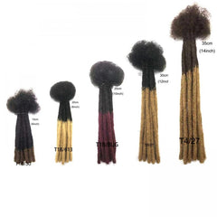 Human Hair Loc Extensions For Women Men Full Dreadlock Hair Extensions