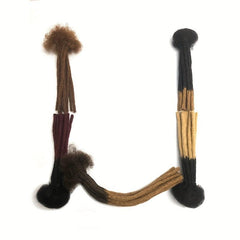 Human Hair Loc Extensions For Women Men Full Dreadlock Hair Extensions