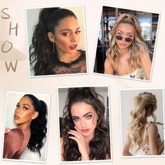 Long Curly Claw Ponytail Synthetic Hair Extensions
