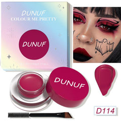 12 Colors Face Painting Cream Eyeliner Matte Finish Long Lasting Makeup