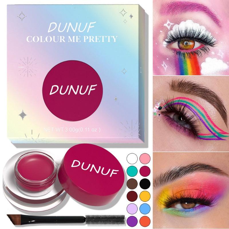 12 Colors Face Painting Cream Eyeliner Matte Finish Long Lasting Makeup
