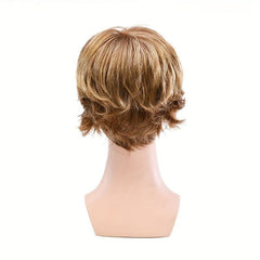25 4 Cm Short Straight Wig Side Bangs Natural Synthetic Wig High Temperature