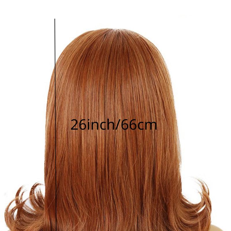 Brown Retro Beehive Style Wig for Women Girls Halloween Party Costume Cosplay