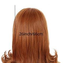 Brown Retro Beehive Style Wig for Women Girls Halloween Party Costume Cosplay