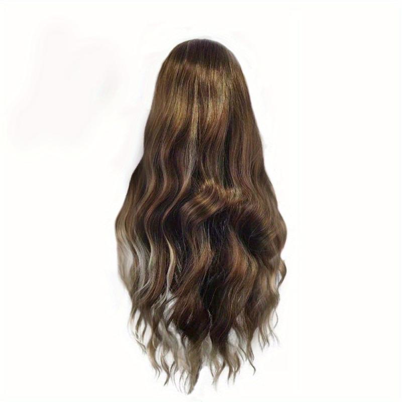 Long Curly Wig With Bangs Synthetic Wig Beginners Friendly Heat Resistant