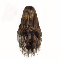 Long Curly Wig With Bangs Synthetic Wig Beginners Friendly Heat Resistant