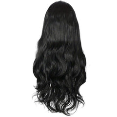 Long Curly Wig With Bangs Synthetic Wig Beginners Friendly Heat Resistant