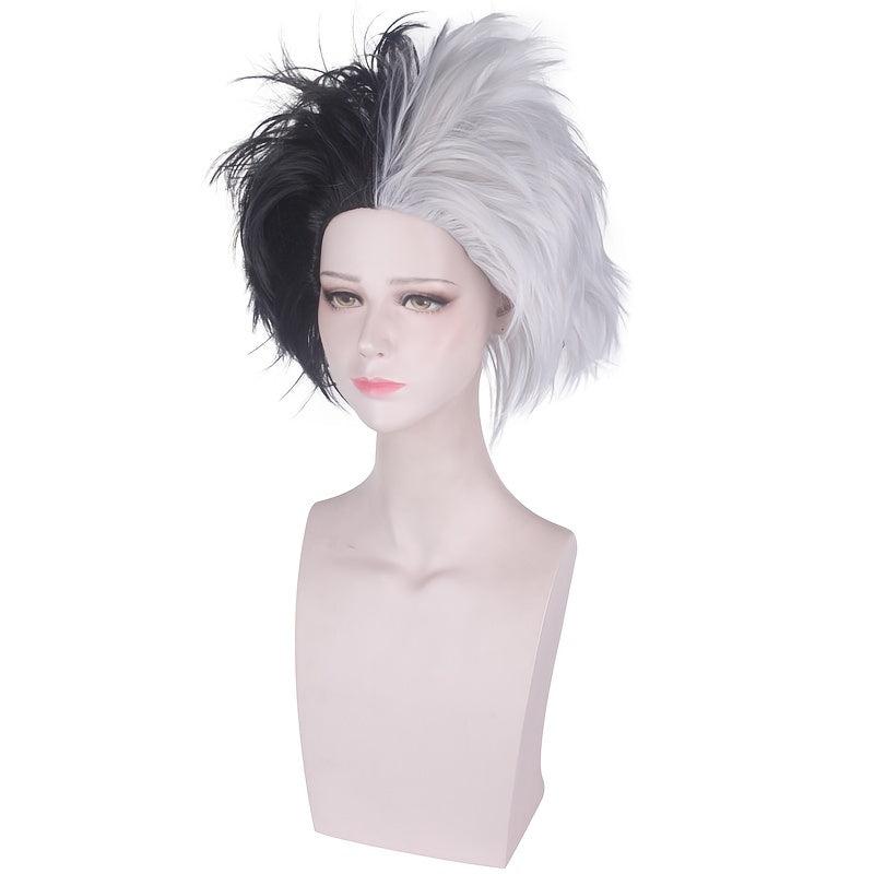 Short Straight Synthetic Wig for Halloween Cosplay Party